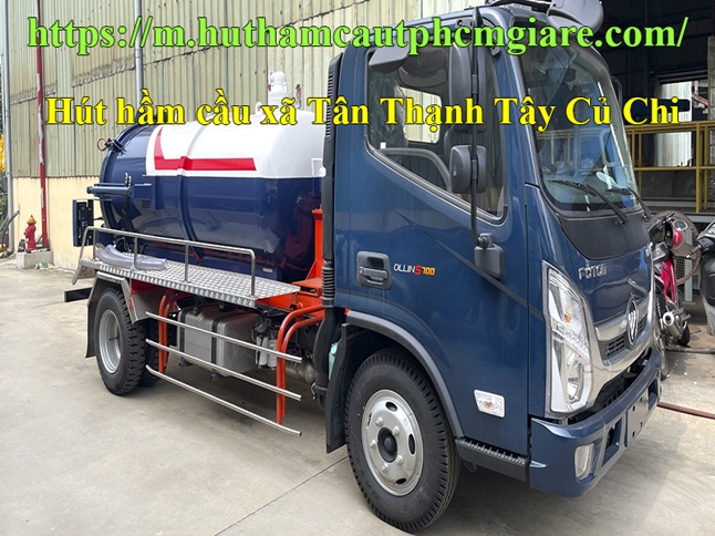 Hút hầm cầu tại xã Tân Thạnh Tây Củ Chi, TPHCM mới nhất