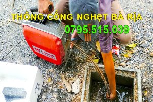 thông cống nghẹt Bà Rịa